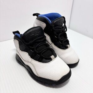 Nike Jordan 10 Retro Orlando Magic White/Black TD Toddler Size 9C